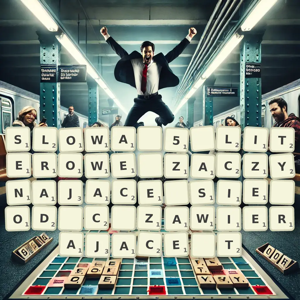 Słowa 5-literowe, zaczynające się od Ć, zawierające T