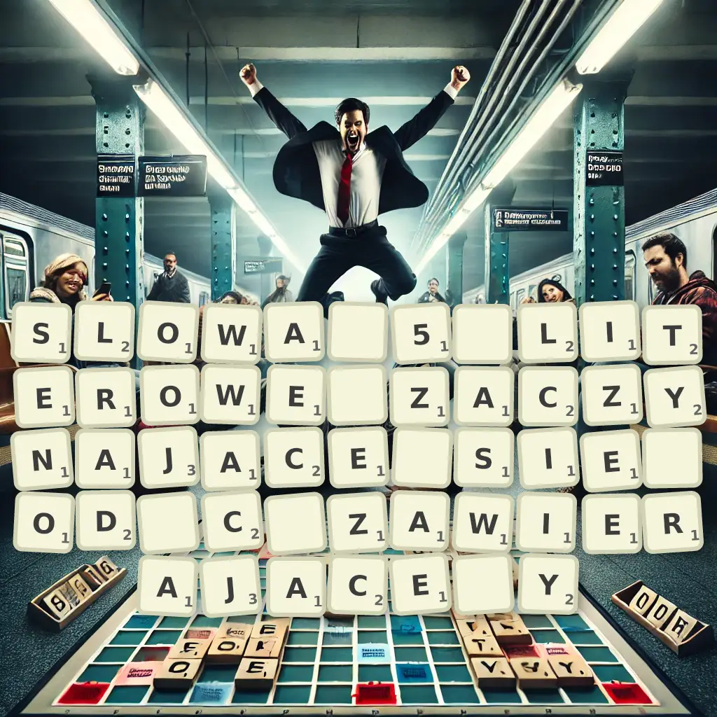 Słowa 5-literowe, zaczynające się od Ć, zawierające Y