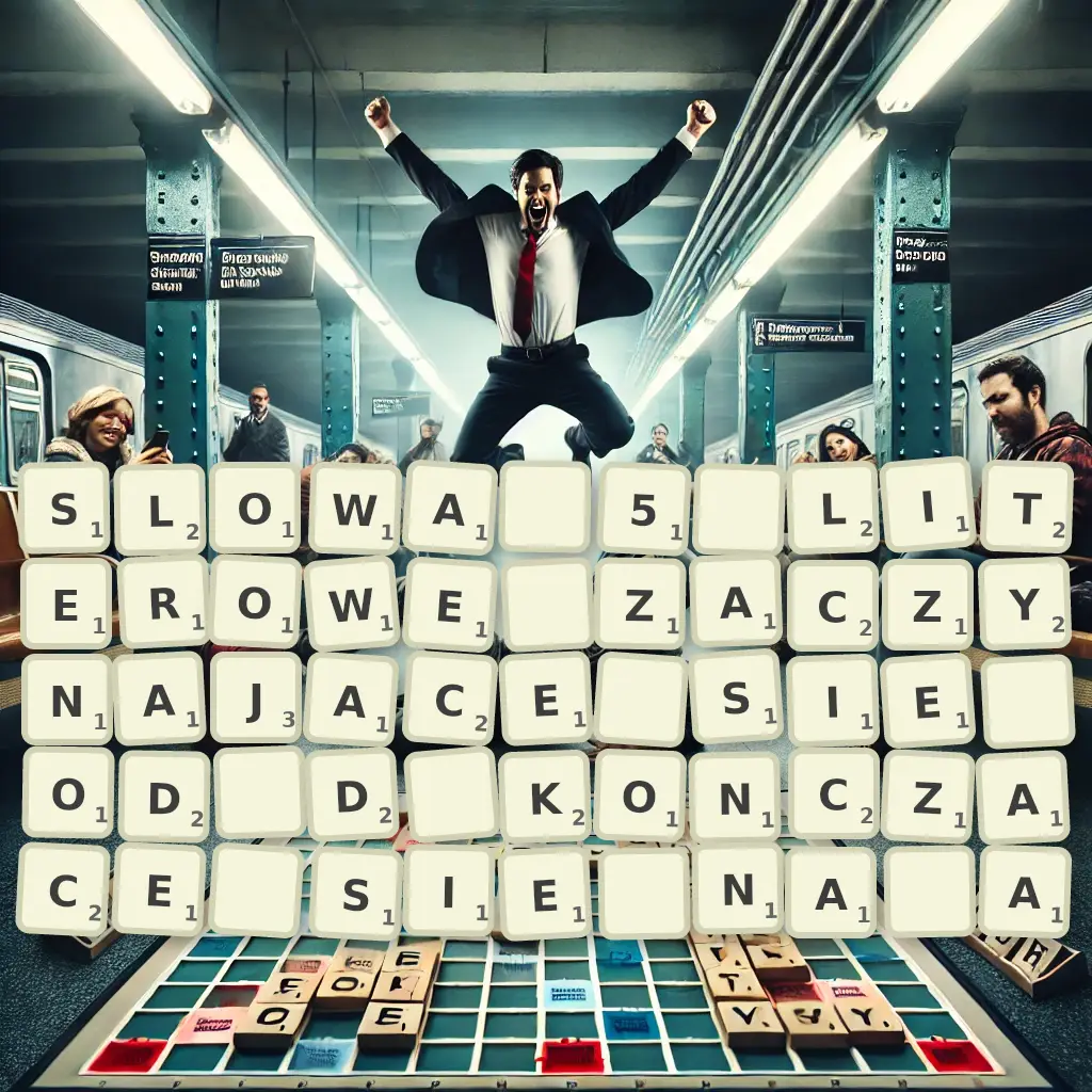 Słowa 5-literowe, zaczynające się od D, kończące się na Ą