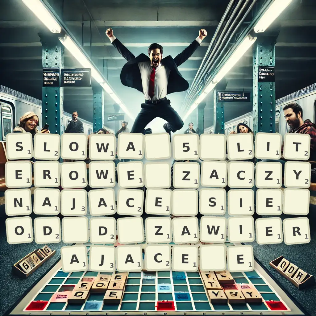 Słowa 5-literowe, zaczynające się od D, zawierające Ę