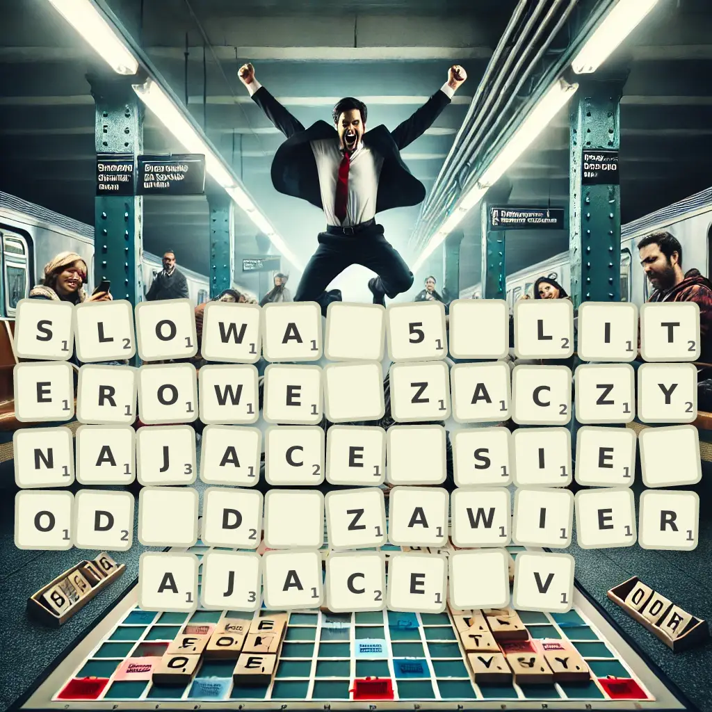 Słowa 5-literowe, zaczynające się od D, zawierające V