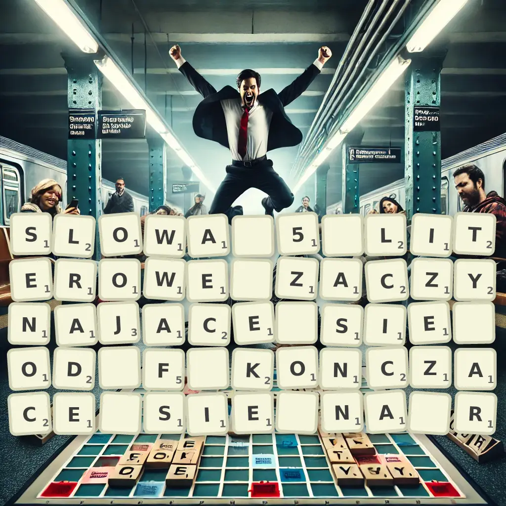 Słowa 5-literowe, zaczynające się od F, kończące się na R