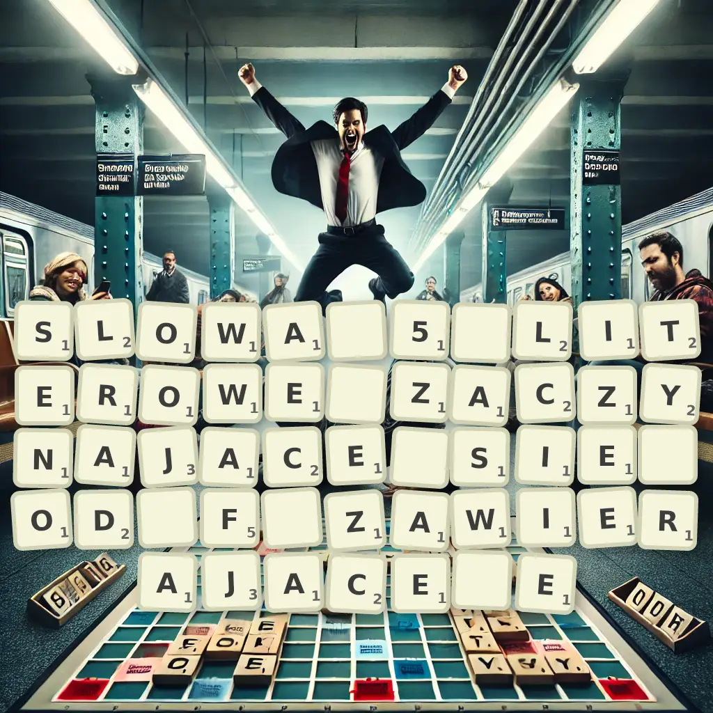 Słowa 5-literowe, zaczynające się od F, zawierające Ę