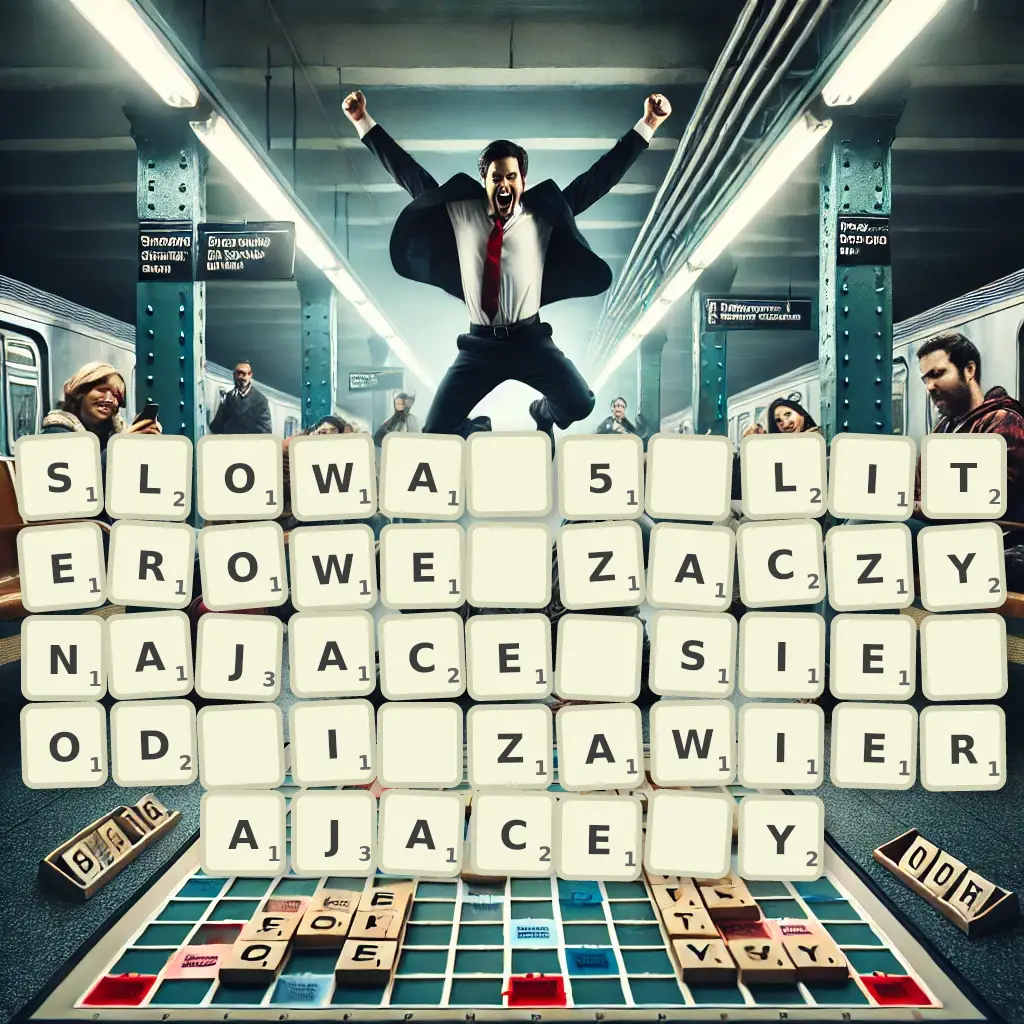 Słowa 5-literowe, zaczynające się od I, zawierające Y