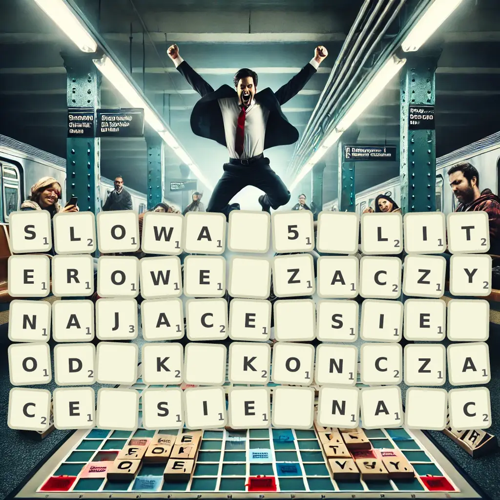 Słowa 5-literowe, zaczynające się od K, kończące się na Ć