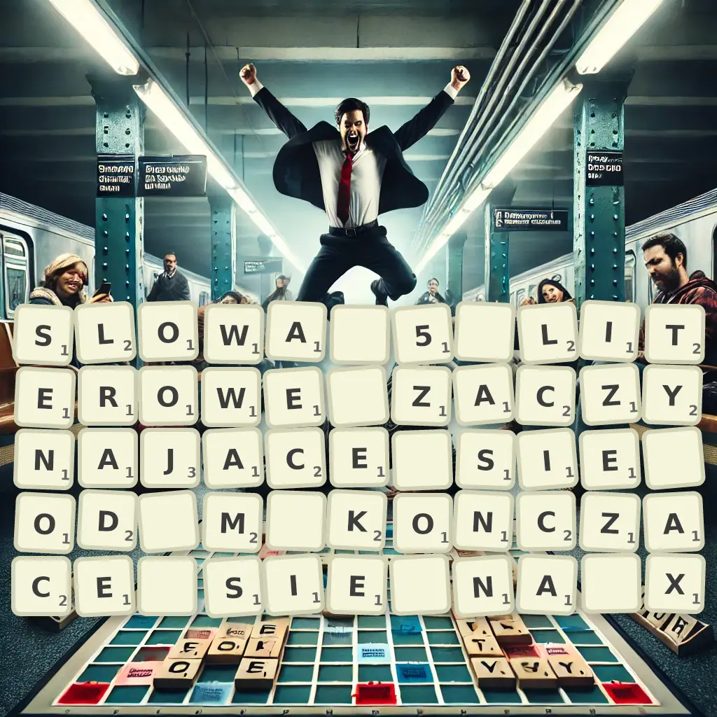 Słowa 5-literowe, zaczynające się od M, kończące się na X