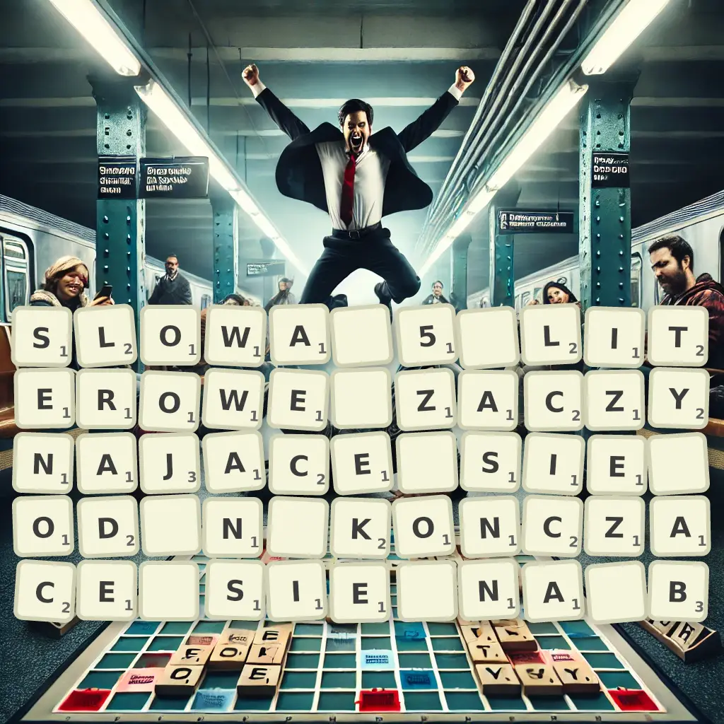 Słowa 5-literowe, zaczynające się od N, kończące się na B