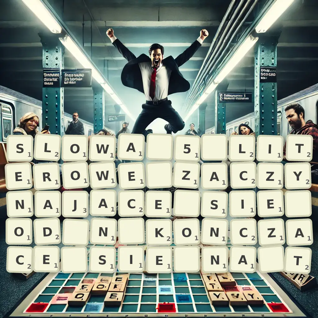 Słowa 5-literowe, zaczynające się od N, kończące się na T