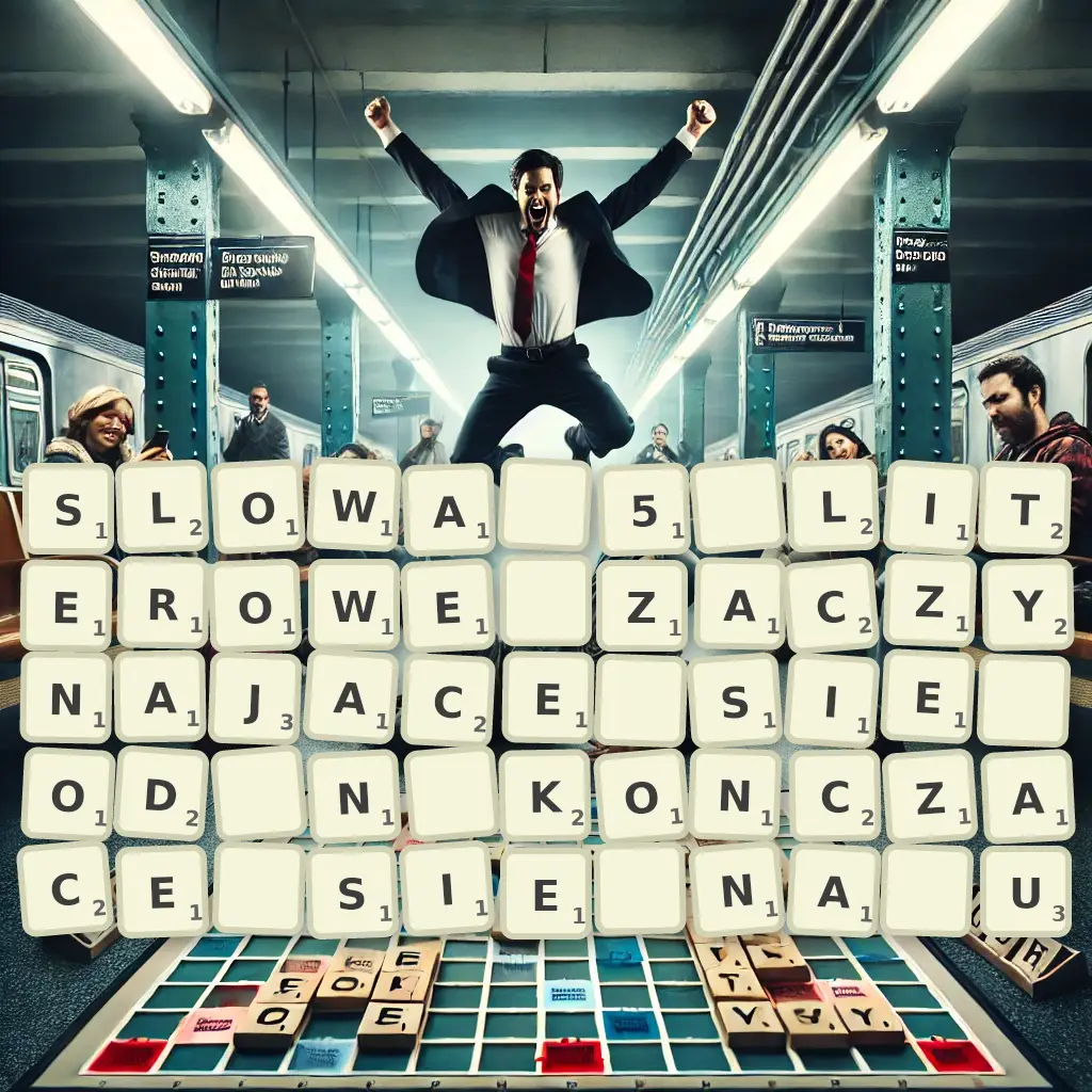Słowa 5-literowe, zaczynające się od N, kończące się na U