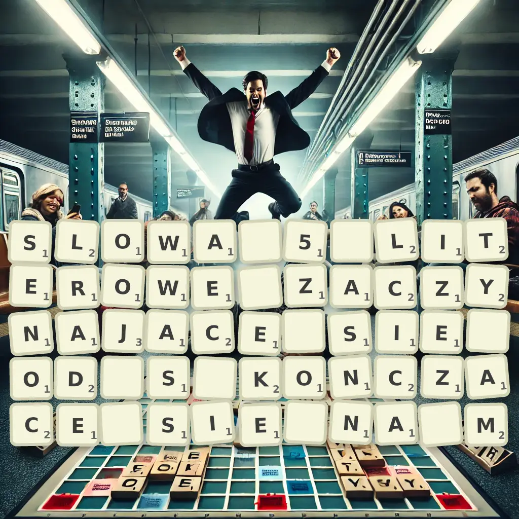 Słowa 5-literowe, zaczynające się od S, kończące się na M