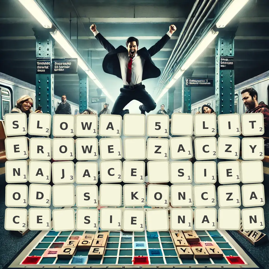 Słowa 5-literowe, zaczynające się od S, kończące się na Ń