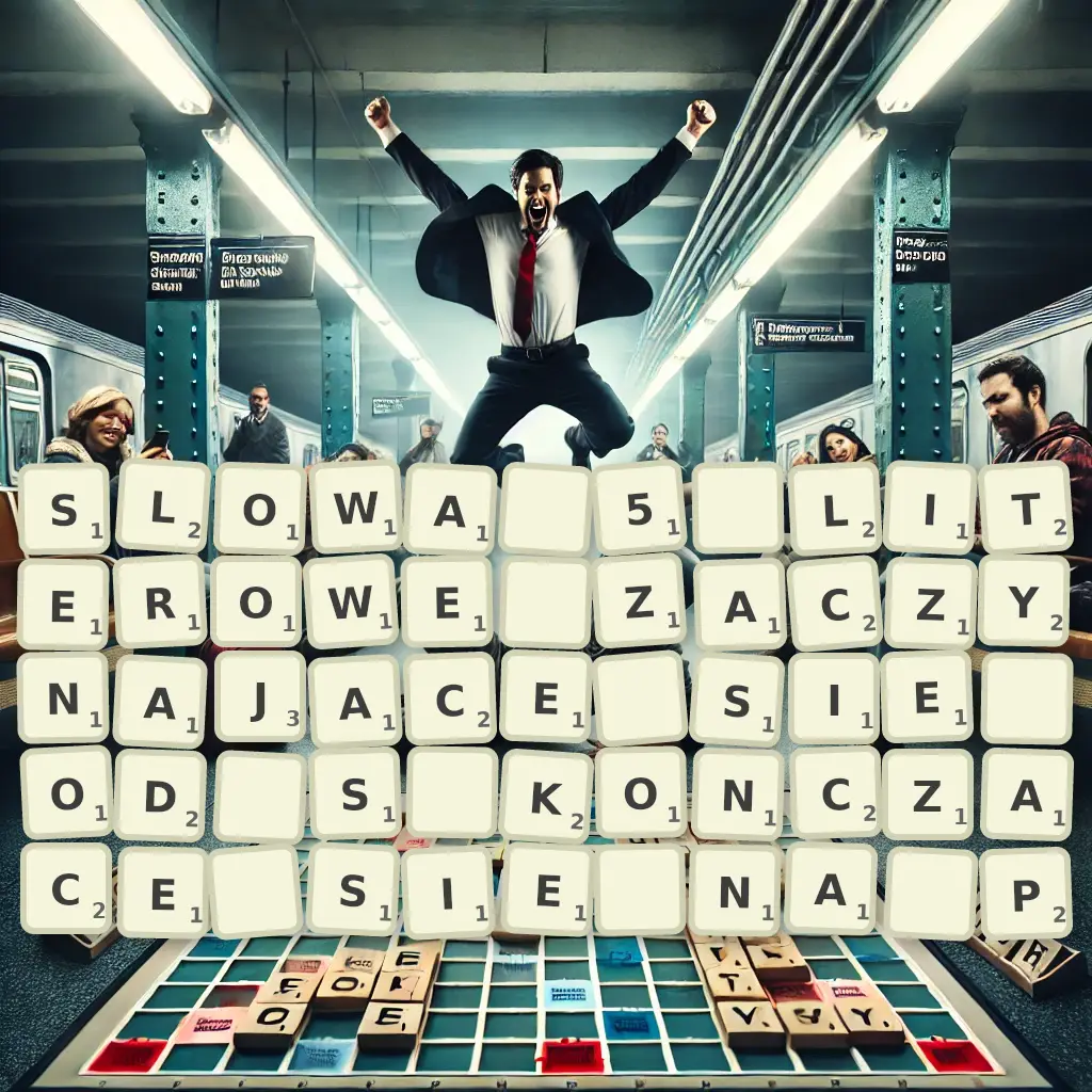 Słowa 5-literowe, zaczynające się od S, kończące się na P