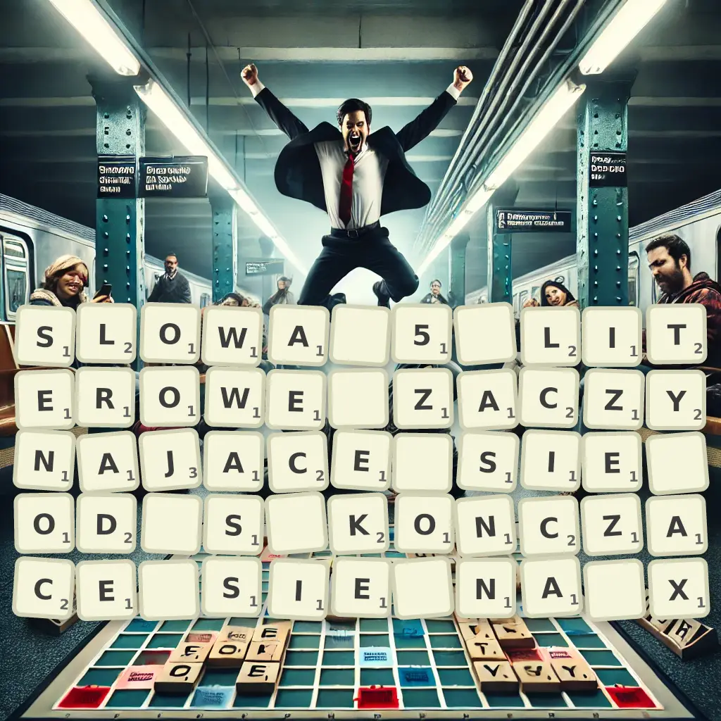 Słowa 5-literowe, zaczynające się od S, kończące się na X