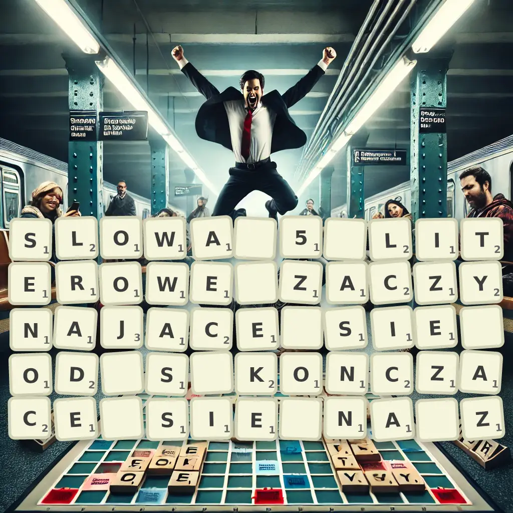 Słowa 5-literowe, zaczynające się od S, kończące się na Z