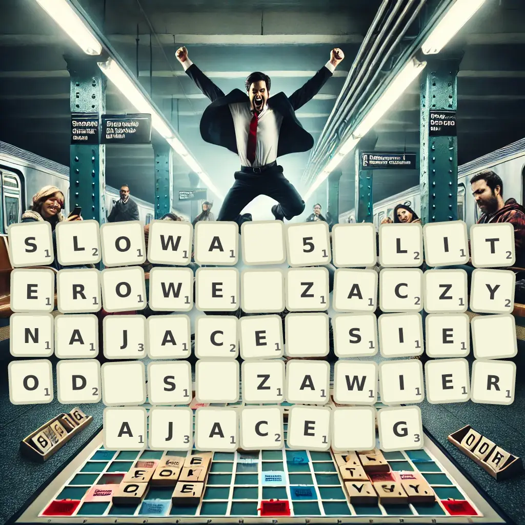 Słowa 5-literowe, zaczynające się od S, zawierające G
