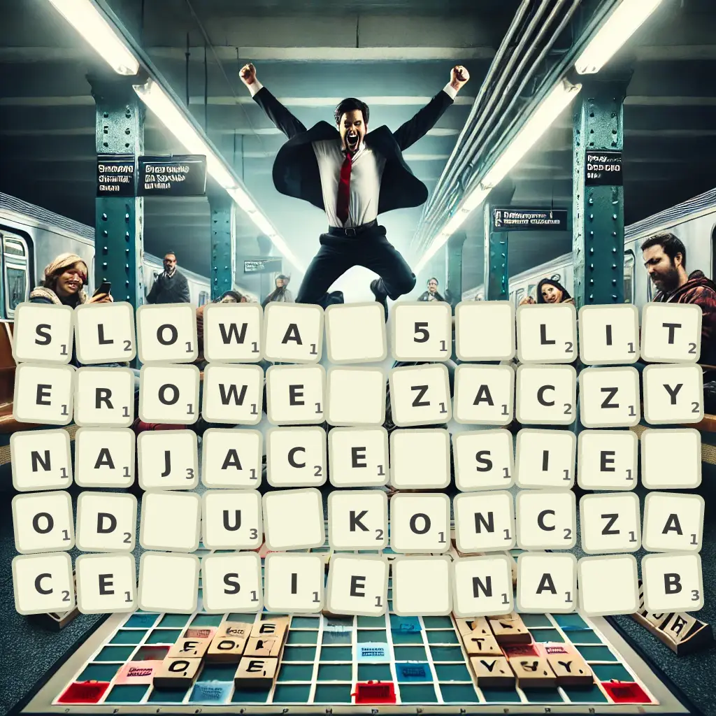 Słowa 5-literowe, zaczynające się od U, kończące się na B