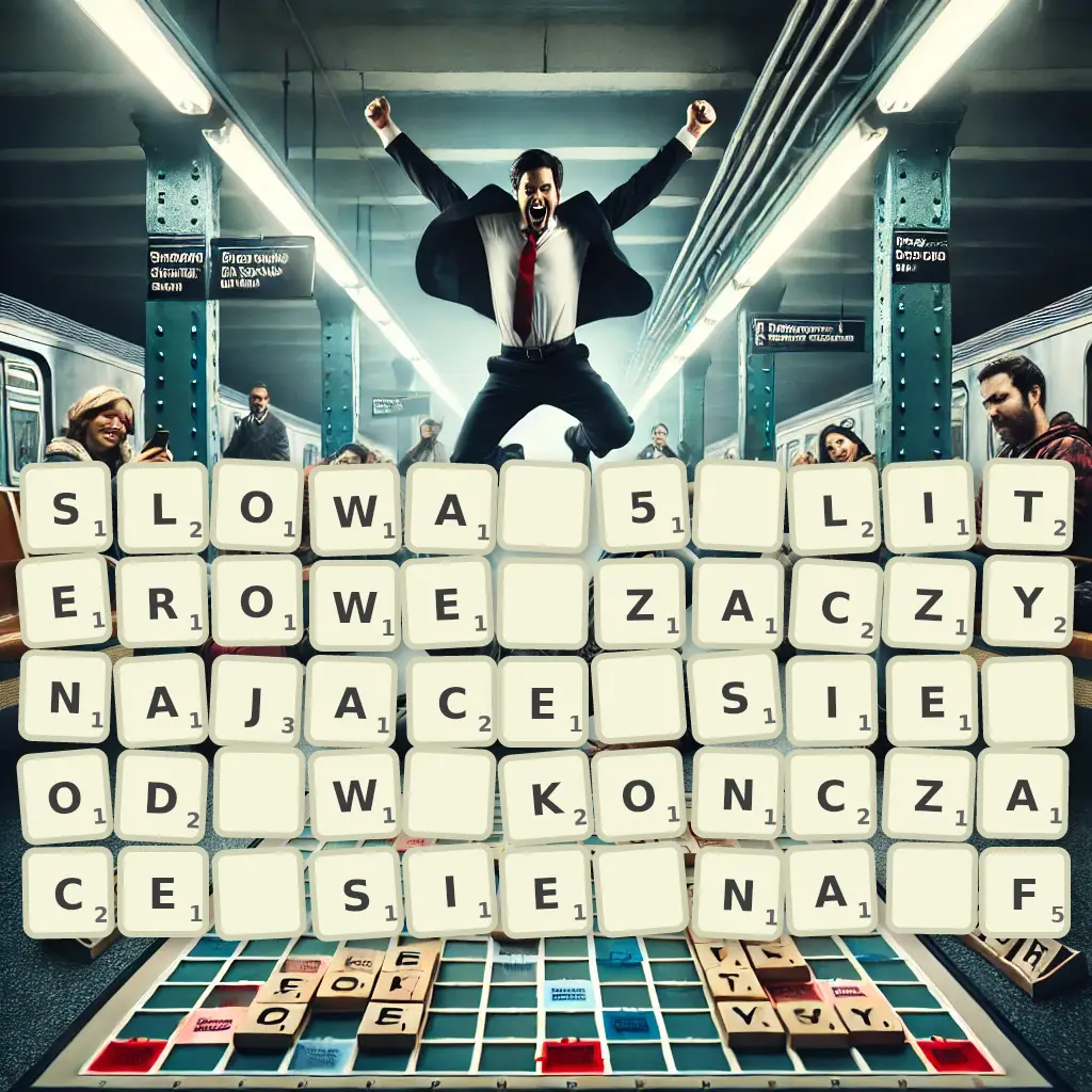Słowa 5-literowe, zaczynające się od W, kończące się na F