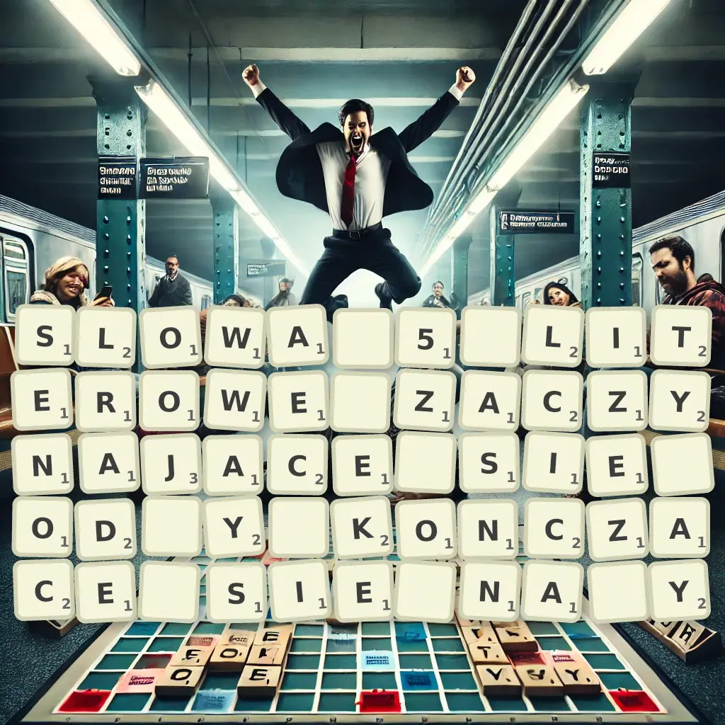 Słowa 5-literowe, zaczynające się od Y, kończące się na Y