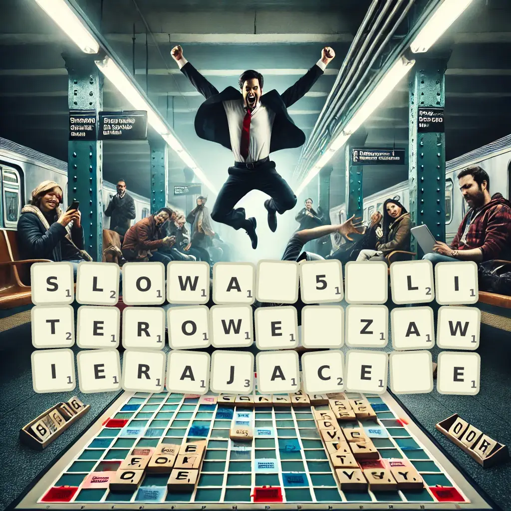 Słowa 5-literowe, zawierające Ę