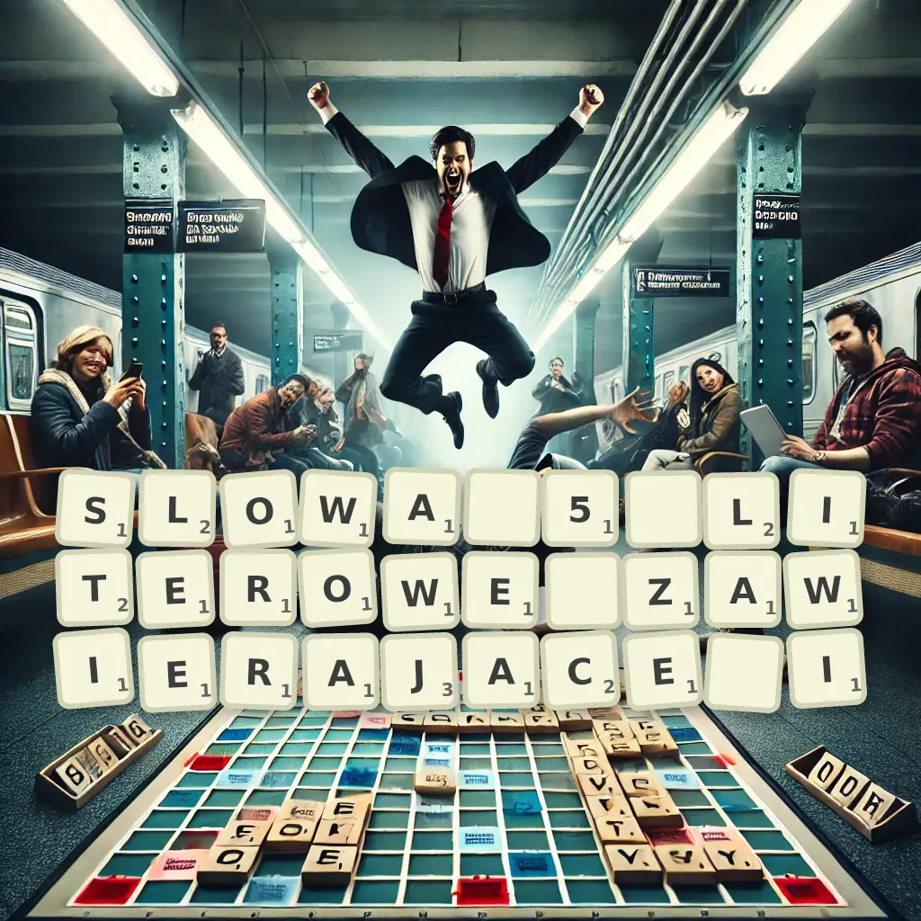 Słowa 5-literowe, zawierające I