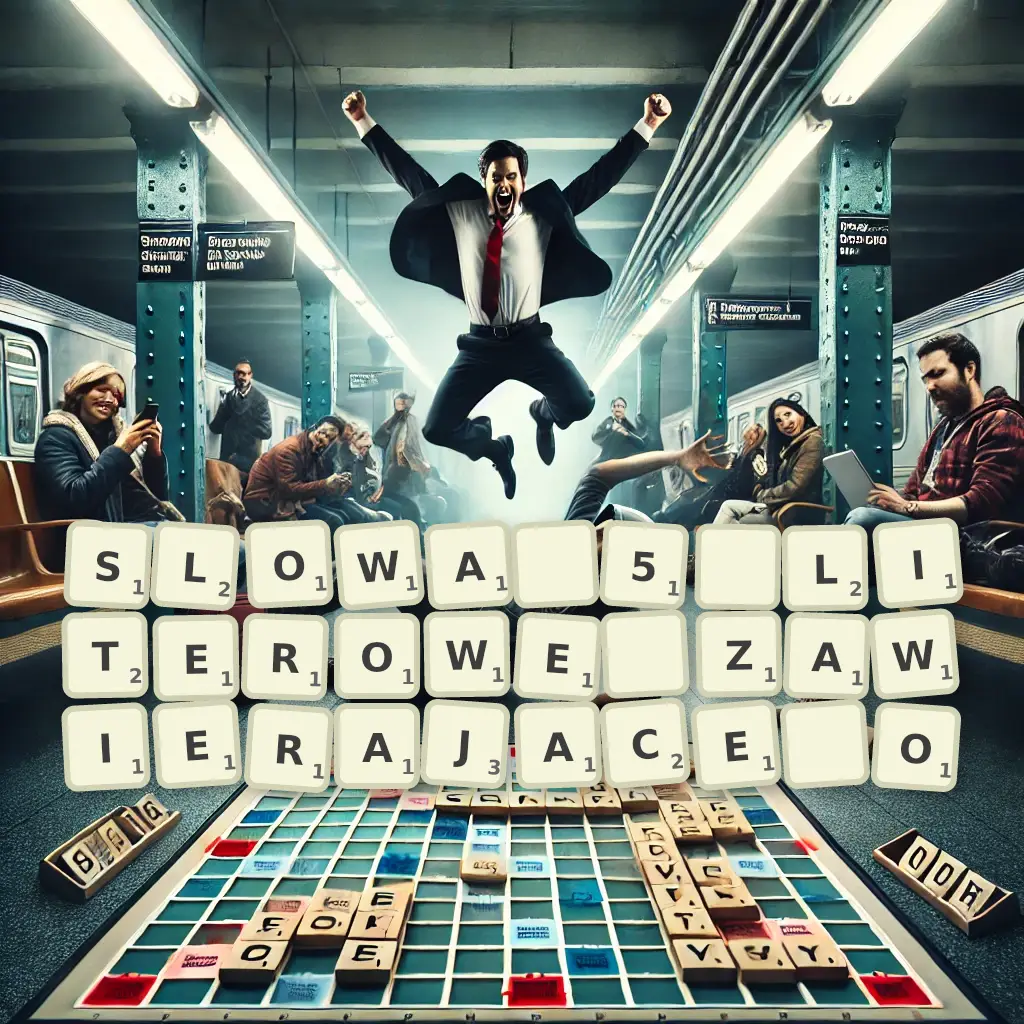 Słowa 5-literowe, zawierające O
