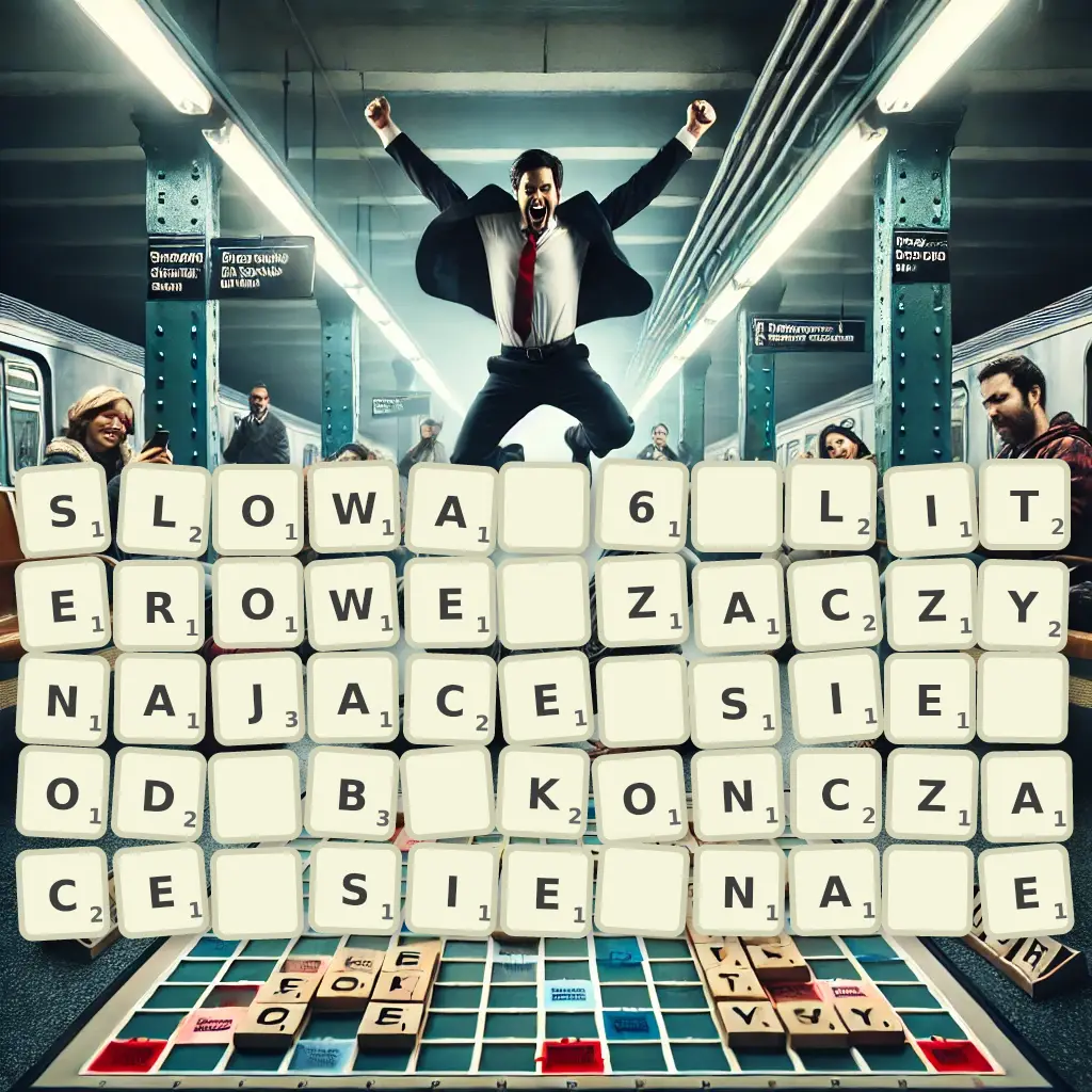 Słowa 6-literowe, zaczynające się od B, kończące się na Ę