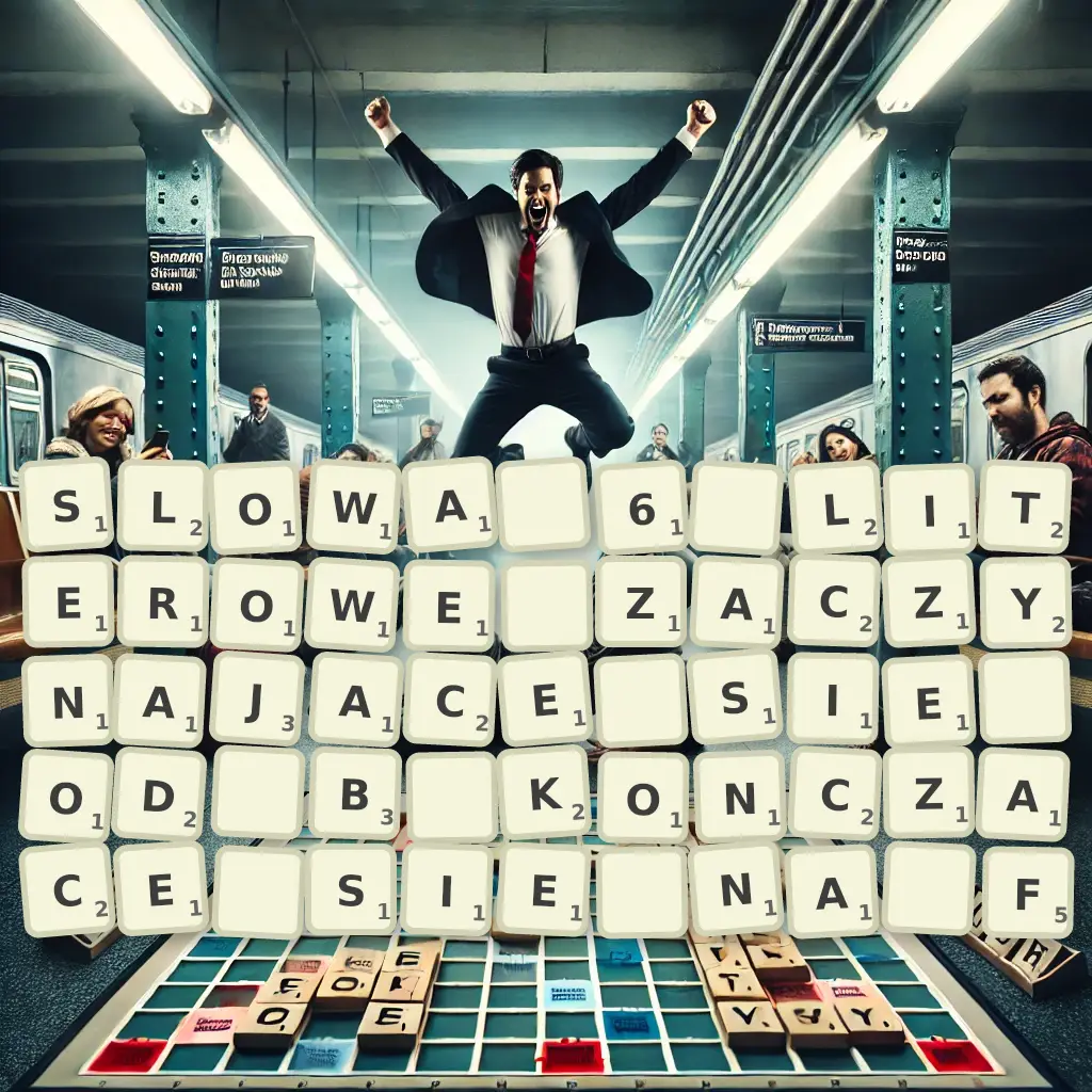 Słowa 6-literowe, zaczynające się od B, kończące się na F