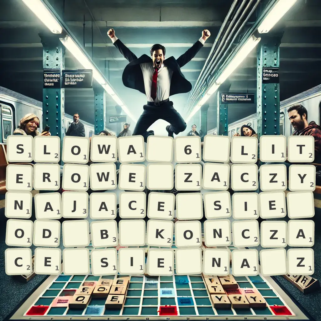 Słowa 6-literowe, zaczynające się od B, kończące się na Ź