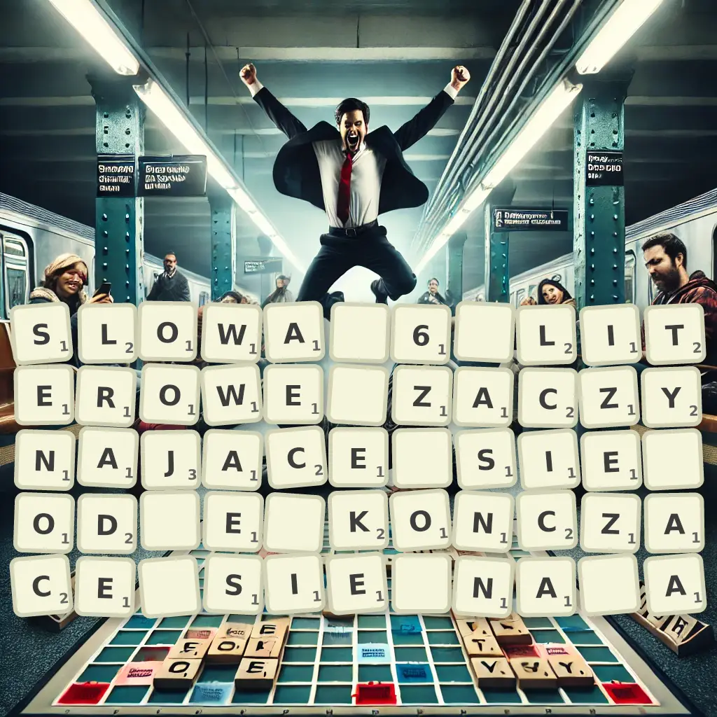 Słowa 6-literowe, zaczynające się od E, kończące się na Ą