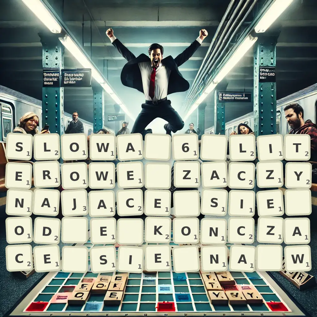Słowa 6-literowe, zaczynające się od E, kończące się na W