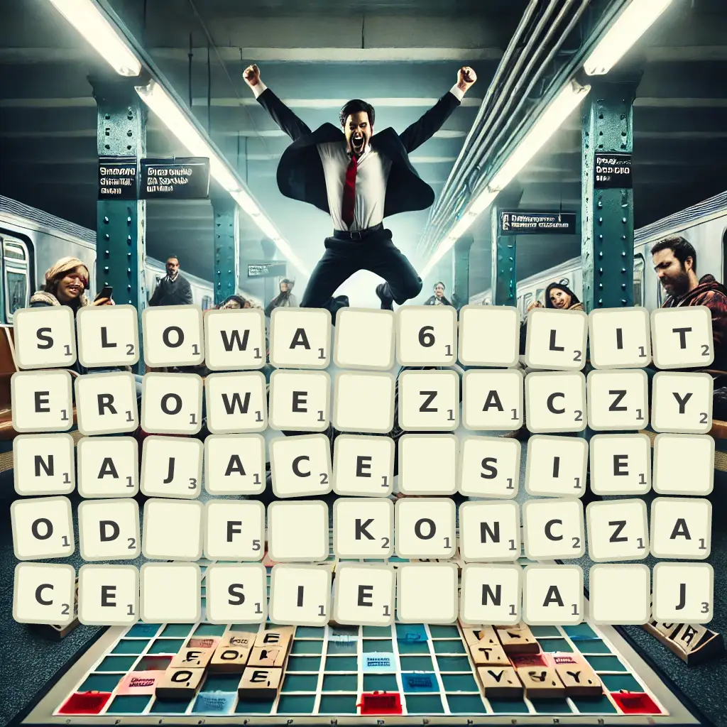 Słowa 6-literowe, zaczynające się od F, kończące się na J