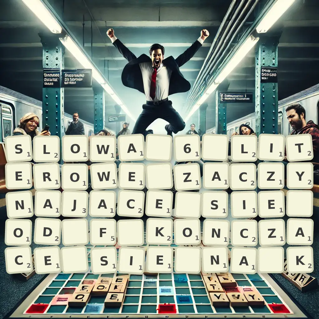 Słowa 6-literowe, zaczynające się od F, kończące się na K