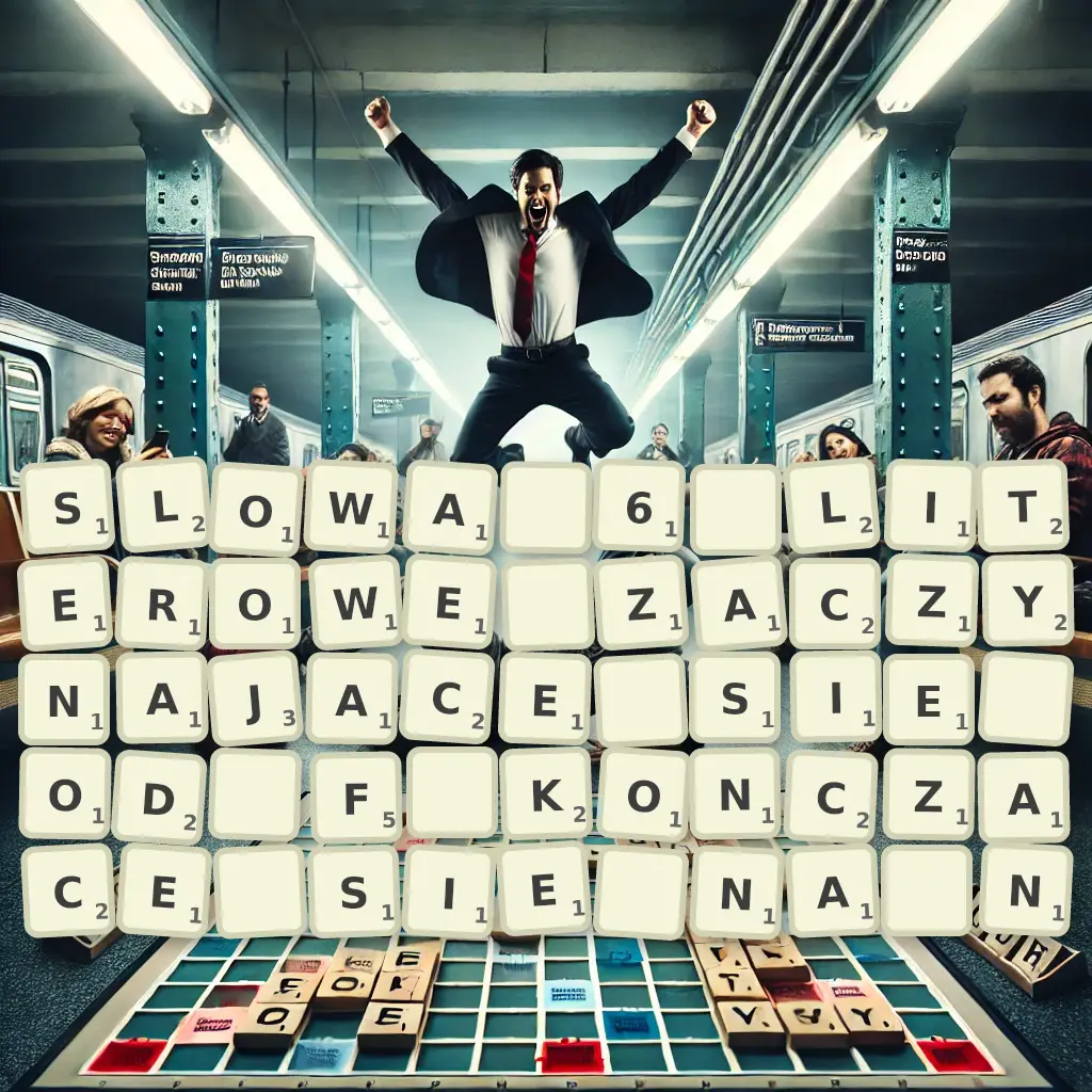 Słowa 6-literowe, zaczynające się od F, kończące się na Ń