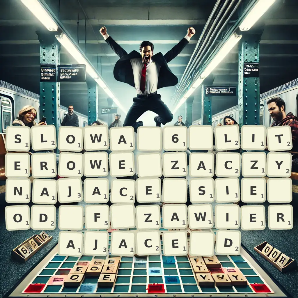 Słowa 6-literowe, zaczynające się od F, zawierające D