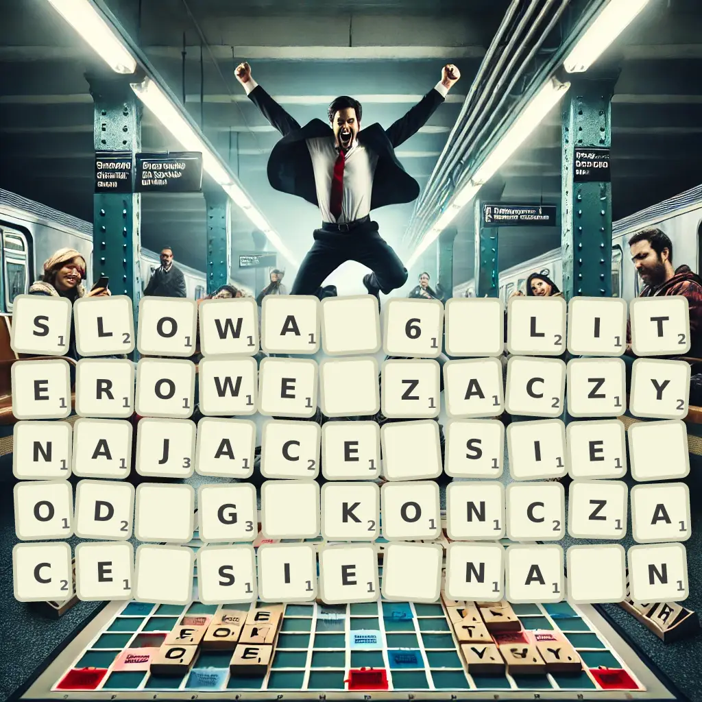 Słowa 6-literowe, zaczynające się od G, kończące się na Ń