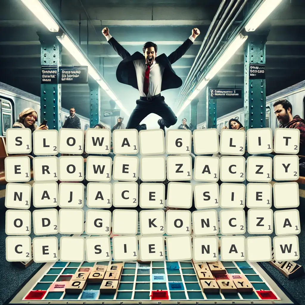 Słowa 6-literowe, zaczynające się od G, kończące się na W