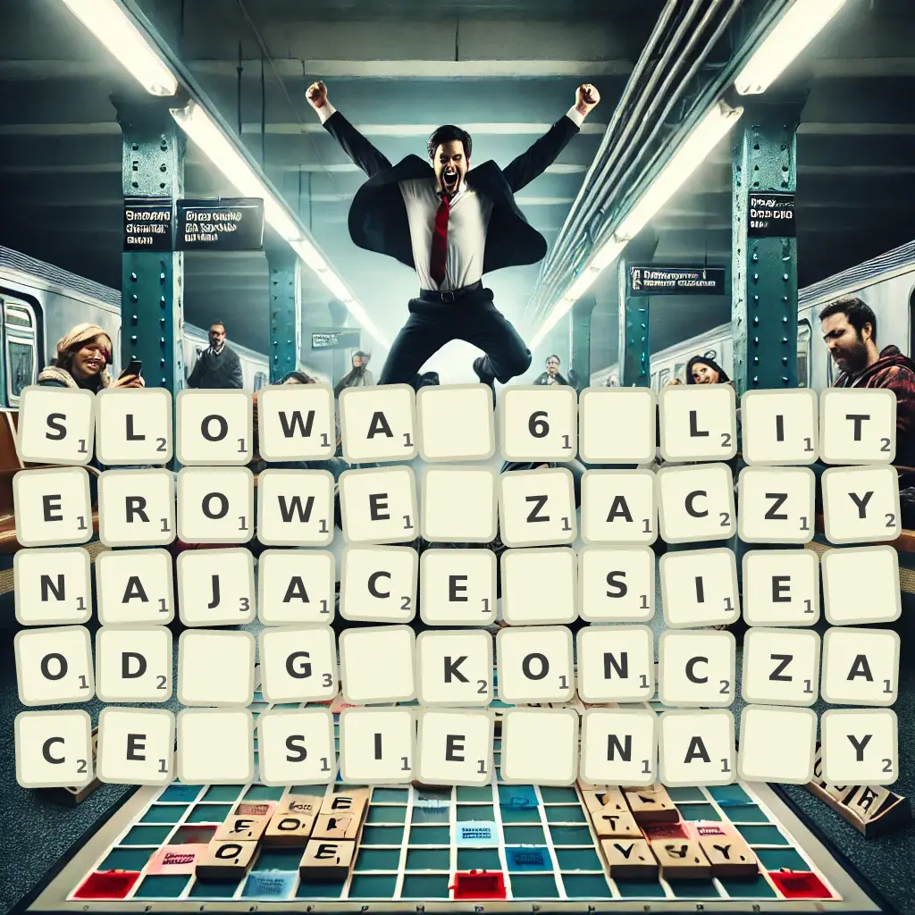 Słowa 6-literowe, zaczynające się od G, kończące się na Y