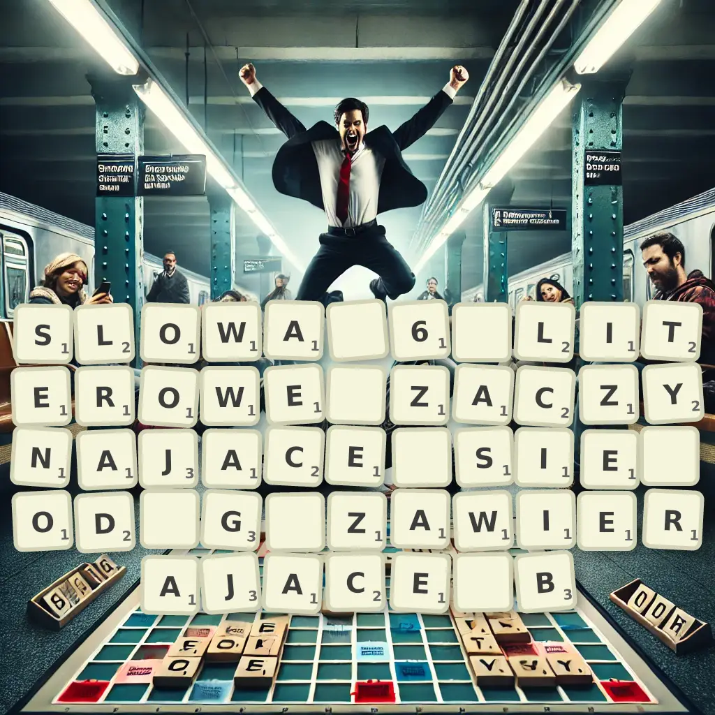 Słowa 6-literowe, zaczynające się od G, zawierające B