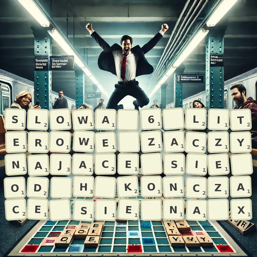 Słowa 6-literowe, zaczynające się od H, kończące się na X
