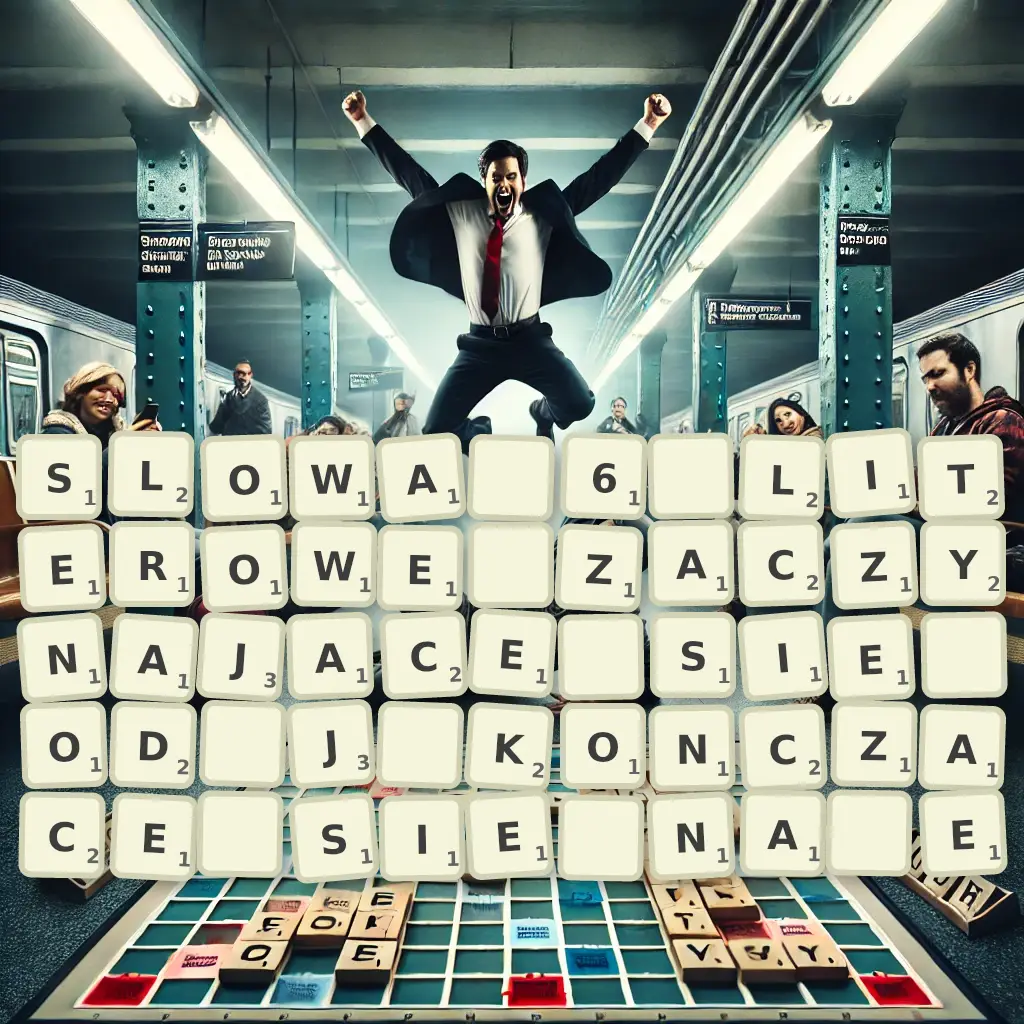 Słowa 6-literowe, zaczynające się od J, kończące się na E