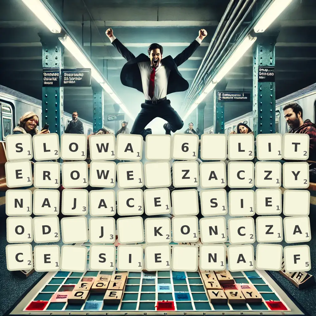 Słowa 6-literowe, zaczynające się od J, kończące się na F