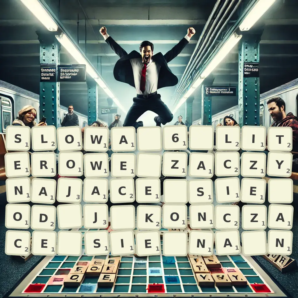 Słowa 6-literowe, zaczynające się od J, kończące się na Ń