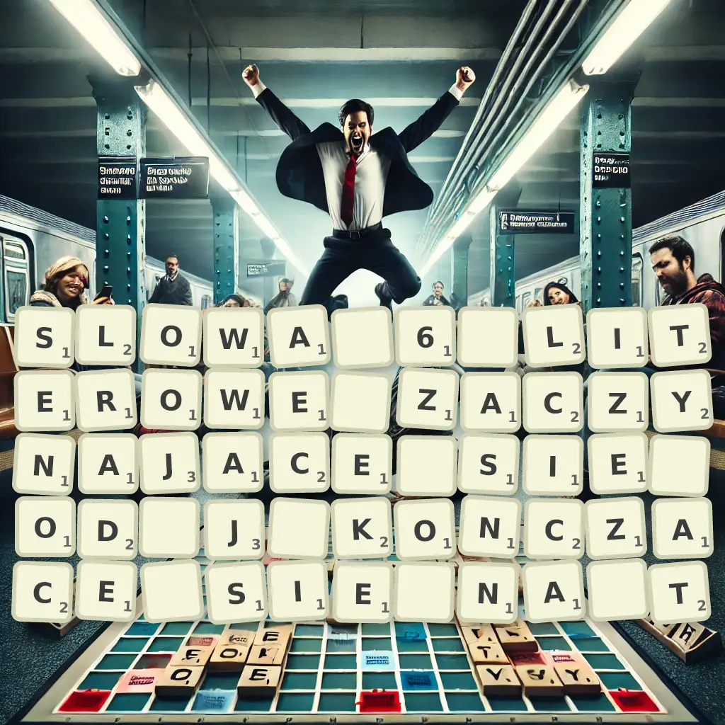 Słowa 6-literowe, zaczynające się od J, kończące się na T