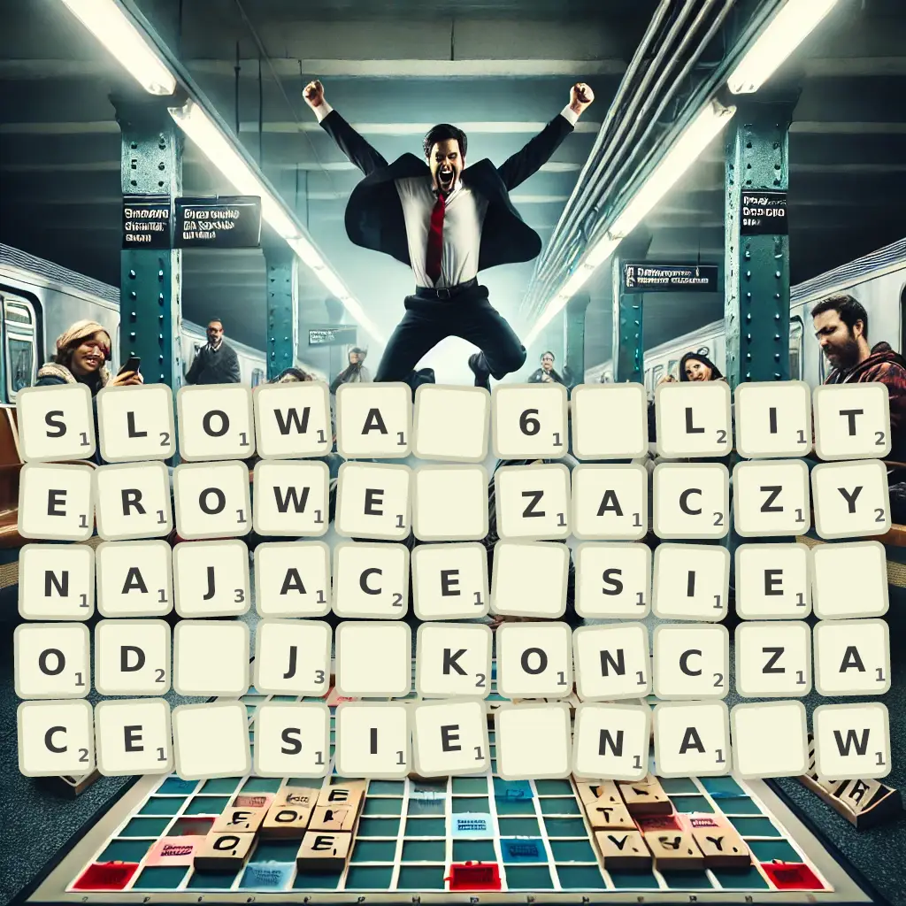 Słowa 6-literowe, zaczynające się od J, kończące się na W