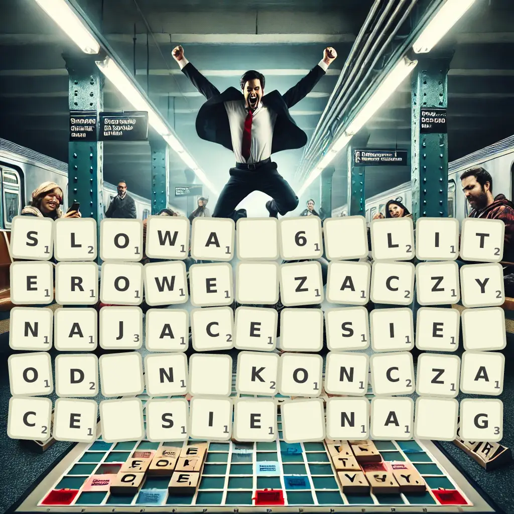 Słowa 6-literowe, zaczynające się od N, kończące się na G