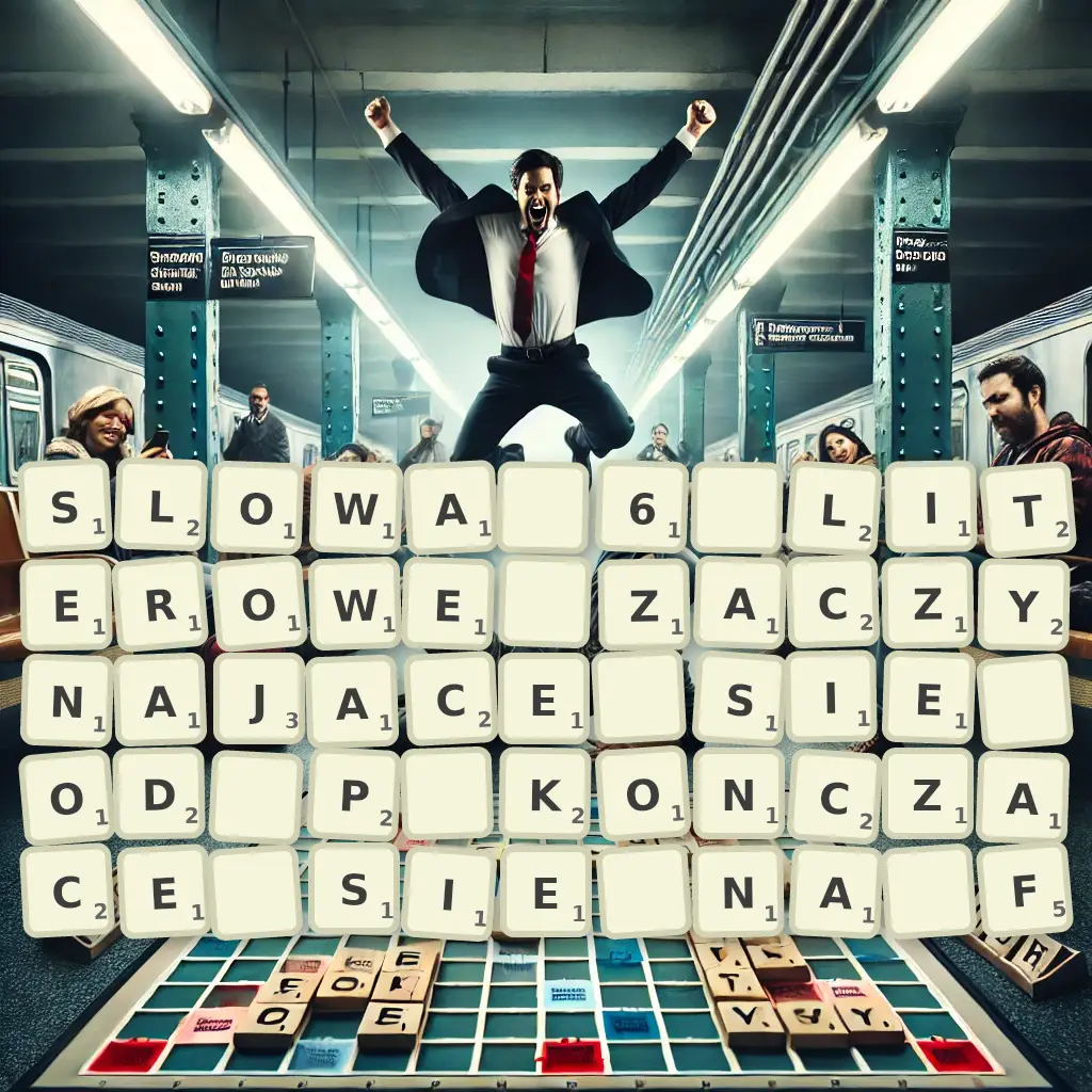 Słowa 6-literowe, zaczynające się od P, kończące się na F