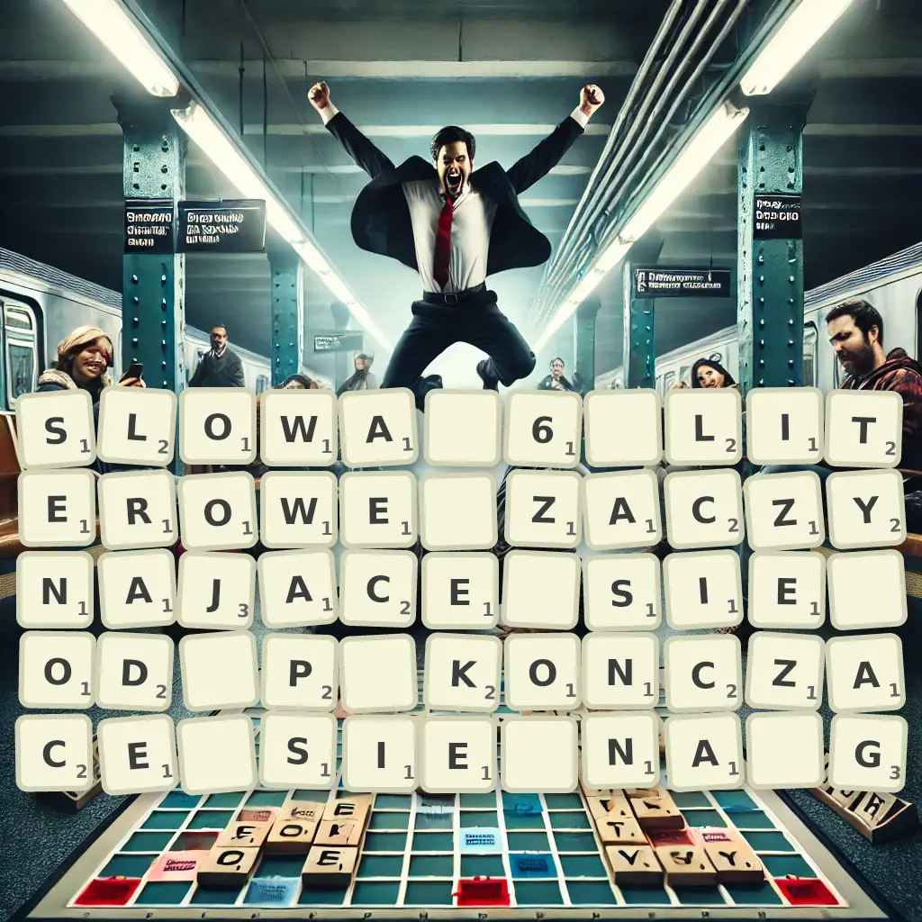 Słowa 6-literowe, zaczynające się od P, kończące się na G