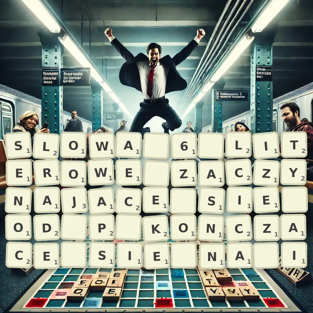 Słowa 6-literowe, zaczynające się od P, kończące się na I