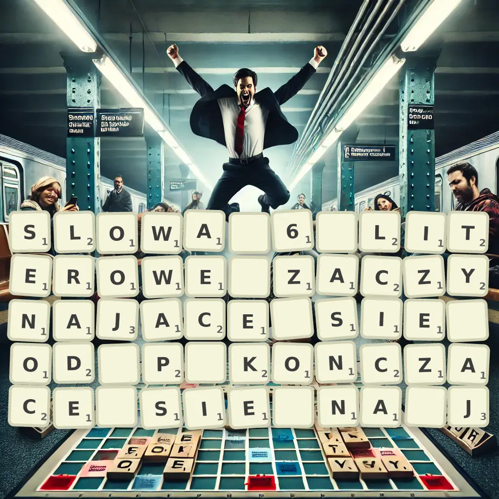 Słowa 6-literowe, zaczynające się od P, kończące się na J