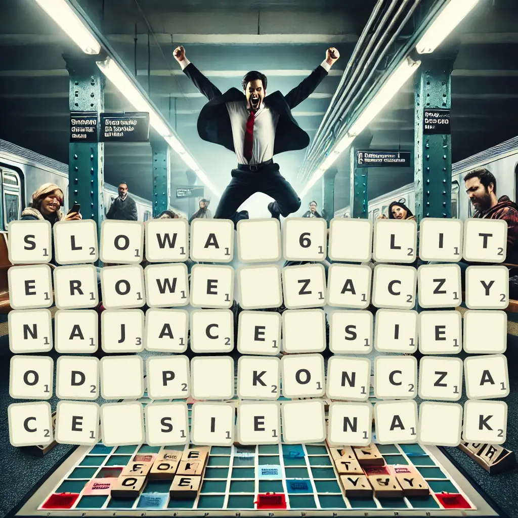 Słowa 6-literowe, zaczynające się od P, kończące się na K